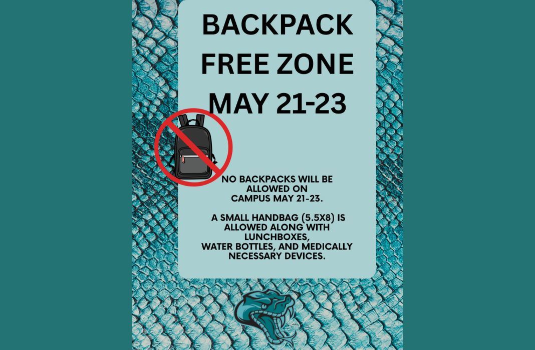  No Backpacks